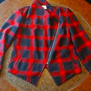 BB Dakota Red Plaid Jacket